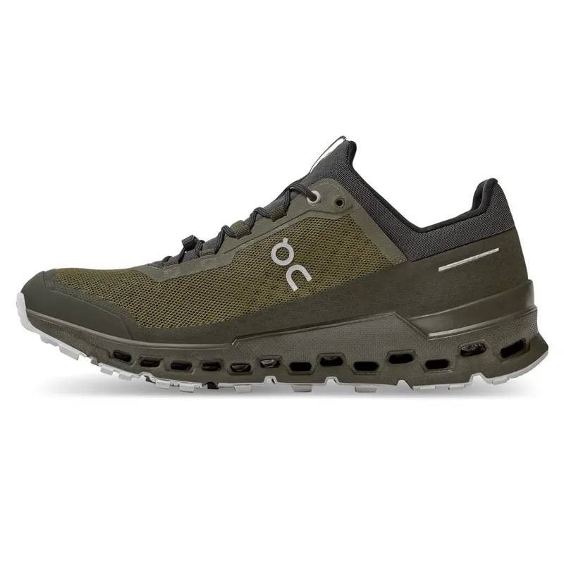 On Running Men's Cloudultra Running Shoes in Olive/Eclipse-2